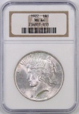 1922 P Peace Silver Dollar (NGC) MS64.