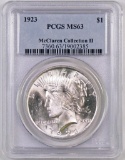 1923 P Peace Silver Dollar (PCGS) MS63.