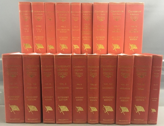 Group of 19 Confederate Military History Books