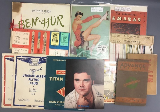 Group of Vintage Souvenir Programs and more