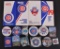 Group of Chicago Cubs Pinbacks, Roster Books, and Schedules