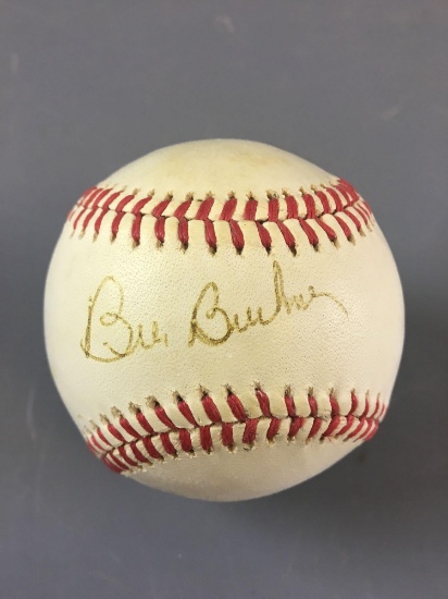 Signed Baseball by Bill Buckner MLB