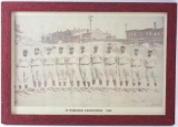 1928 Pittsburgh Crawfords African American Baseball Team Framed Photograph