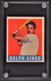 1949 Leaf Ralph Kiner Baseball Card