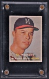 1957 Topps Ed Mathews Baseball Card