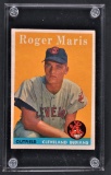 1958 Topps Roger Maris Baseball Card