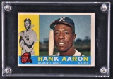 1960 Topps Hank Aaron Baseball Card