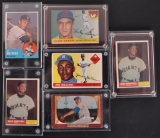 Group of 6 Topps Baseball Cards