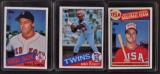 Group of 3 1985 Topps Baseball Cards