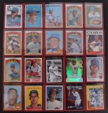 Group of 20 New and Old Chicago Cubs Baseball Cards