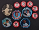 Group of 11 1960's Baseball Coins and Pinbacks