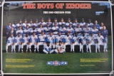 1989 Chicago Cubs Signed Team Photo Poster