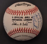 1989 National League Champion Chicago Cubs Team Signed Baseball