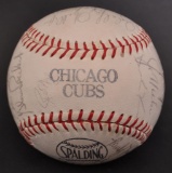 1960's Chicago Cubs Team Signed Baseball