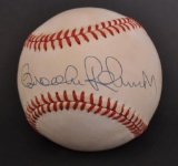 Signed Baltimore Orioles Brooks Robinson Baseball with COA