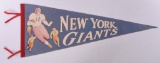 1950's New York Giants Felt Pennant
