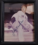 Signed Cincinnati Reds Johnny Vandermeer Framed Photograph