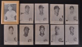 Group of 10 Chicago Cubs Player Photo Cards