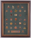 Kellogg's MLB Framed Pin Set