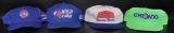 Group of 4 Chicago Cubs Game Souvenir Hats