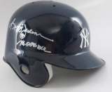 Signed New York Yankee Reggie Jackson Miniature Helmet