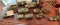 Group of dinky and tekno diecast military vehicles