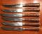 Group of 6 Crown Crest Knives