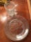 Group of Clear Pressed Glass Plates and cups