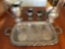 Group of 5 silver plate, pewter items