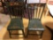 Vintage hand painted wooden chairs