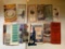Group of vintage travel guides and maps