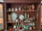 Cabinet lot of miscellaneous Decour