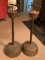 Antique pair of ornate candlesticks