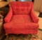 Vintage pink upholstered chair