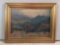 Vintage Mountain Scenery Oil Painting