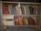 Over 70 Vintage Books & Shelf.