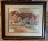 Midway Village Rockford Illinois framed print
