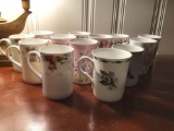 Group of China coffee mugs