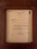 World War II wasp (women?s Air Force service pilots) Rejection letter