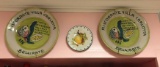 Group of 3 plates on kitchen wall