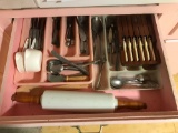 Kitchen drawer contents