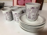 Arabia tea cups and saucers