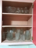 Cabinet contents clear glass