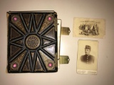 CDV Photo album with antique photos