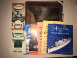 Great white fleet pamphlets, WI 1932 road map And more