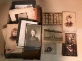 Group of antique portraits and photos