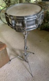 Rogers Dyna sonic custom built snare drum with stand