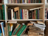 2 shelves of miscellaneous books