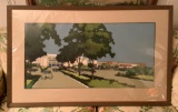 Lithograph of the Cherryvale mall
