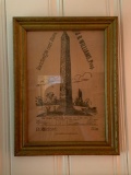 Rock island Illinois Egyptian obelisk illustration